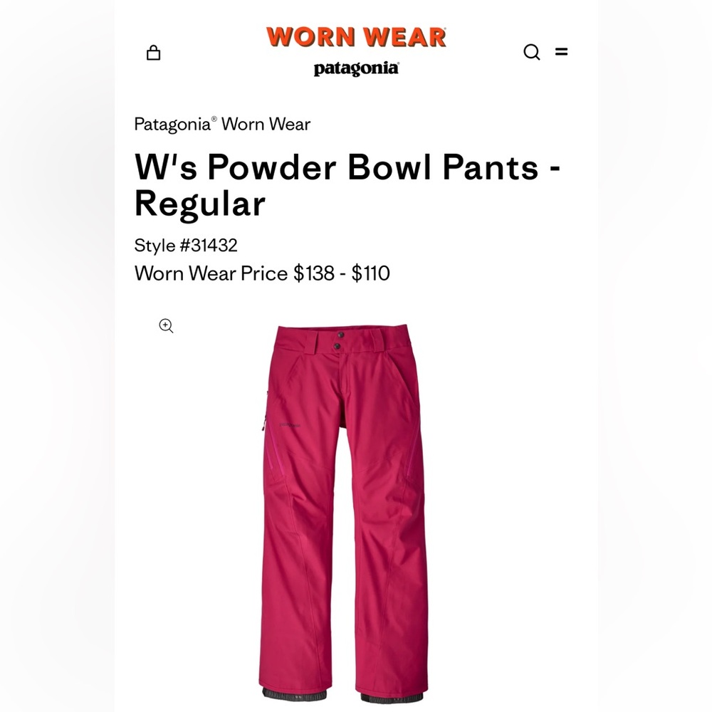 Patagonia Powder Bowl Snowpants